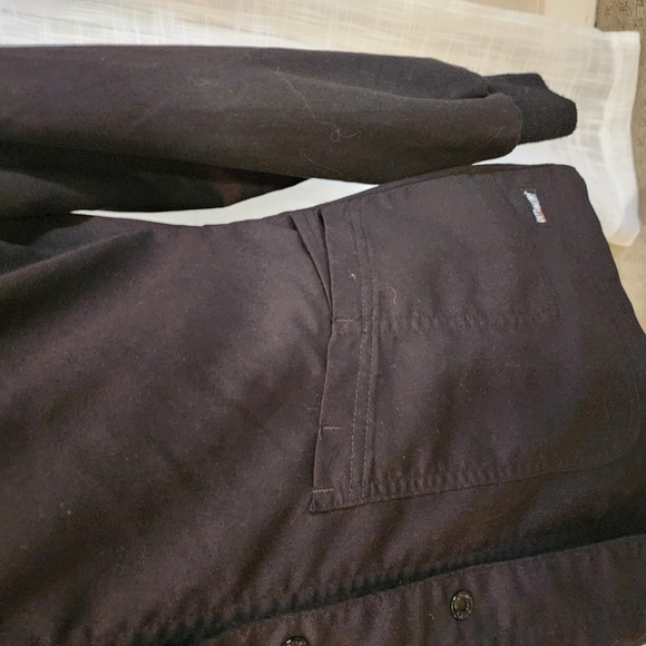 Greys Anatomy Black Snap-Up Scrubs Jacket Size Small - Picture 2 of 5